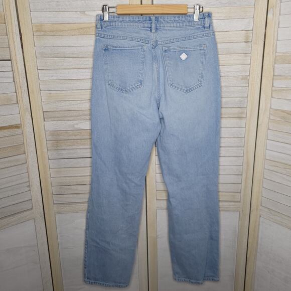 Abrand Jeans Women's 30 Blue Light Wash High Rise Jeans 28 Waist 28x30.5 4 6 - Picture 1 of 7